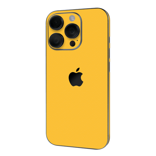 iPhone 16 Pro MAX Luxuria Tuscany Yellow Matt 3D Textured Skin Wrap Sticker Decal Cover Protector QSKINZ | qskinz.com