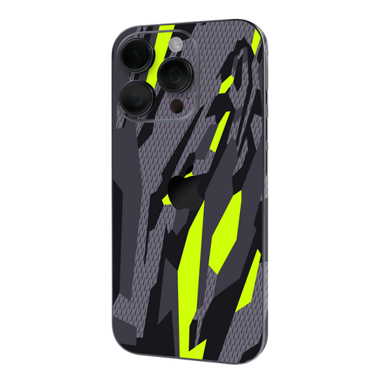 iPhone 16 Pro MAX Print Printed Custom SIGNATURE Abstract Green Camouflage Skin Wrap Sticker Decal Cover Protector QSKINZ | qskinz.com