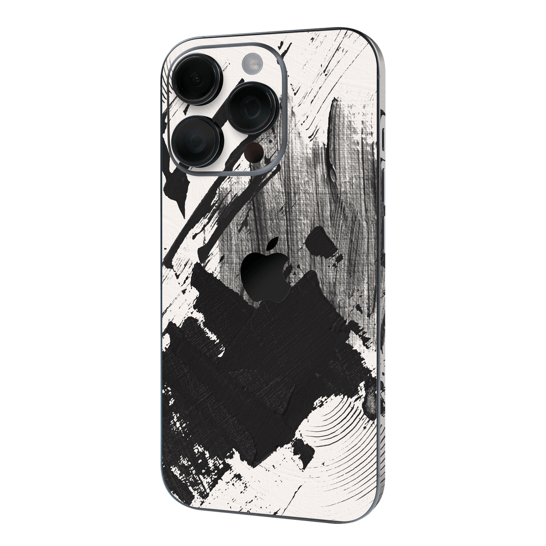 iPhone 16 Pro MAX Print Printed Custom SIGNATURE Black and White Madness Skin Wrap Sticker Decal Cover Protector QSKINZ | qskinz.com