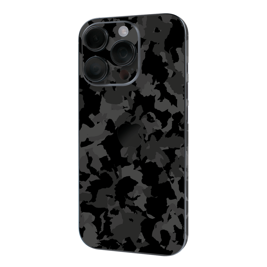 iPhone 16 Pro MAX Print Printed Custom SIGNATURE Camouflage Camo DARK SLATE Skin Wrap Sticker Decal Cover Protector QSKINZ | qskinz.com