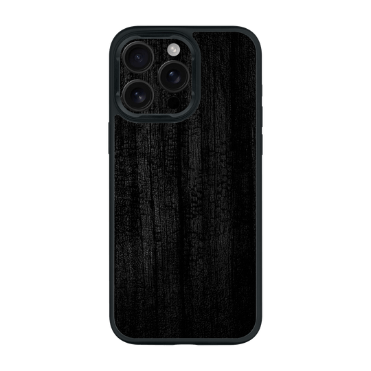 iPhone 16 Pro MAX Qcaze Luxuria Black Charcoal Black Dragon Coal Stone 3D Textured Case by QSKINZ | qskinz.com