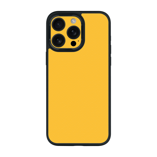 iPhone 16 Pro MAX Qcaze Luxuria Tuscany Yellow Matt 3D Textured Case by QSKINZ | qskinz.com