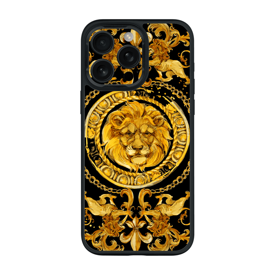 iPhone 16 Pro MAX Qcaze Print Printed Custom SIGNATURE Baroque Gold Ornaments Case by QSKINZ | qskinz.com