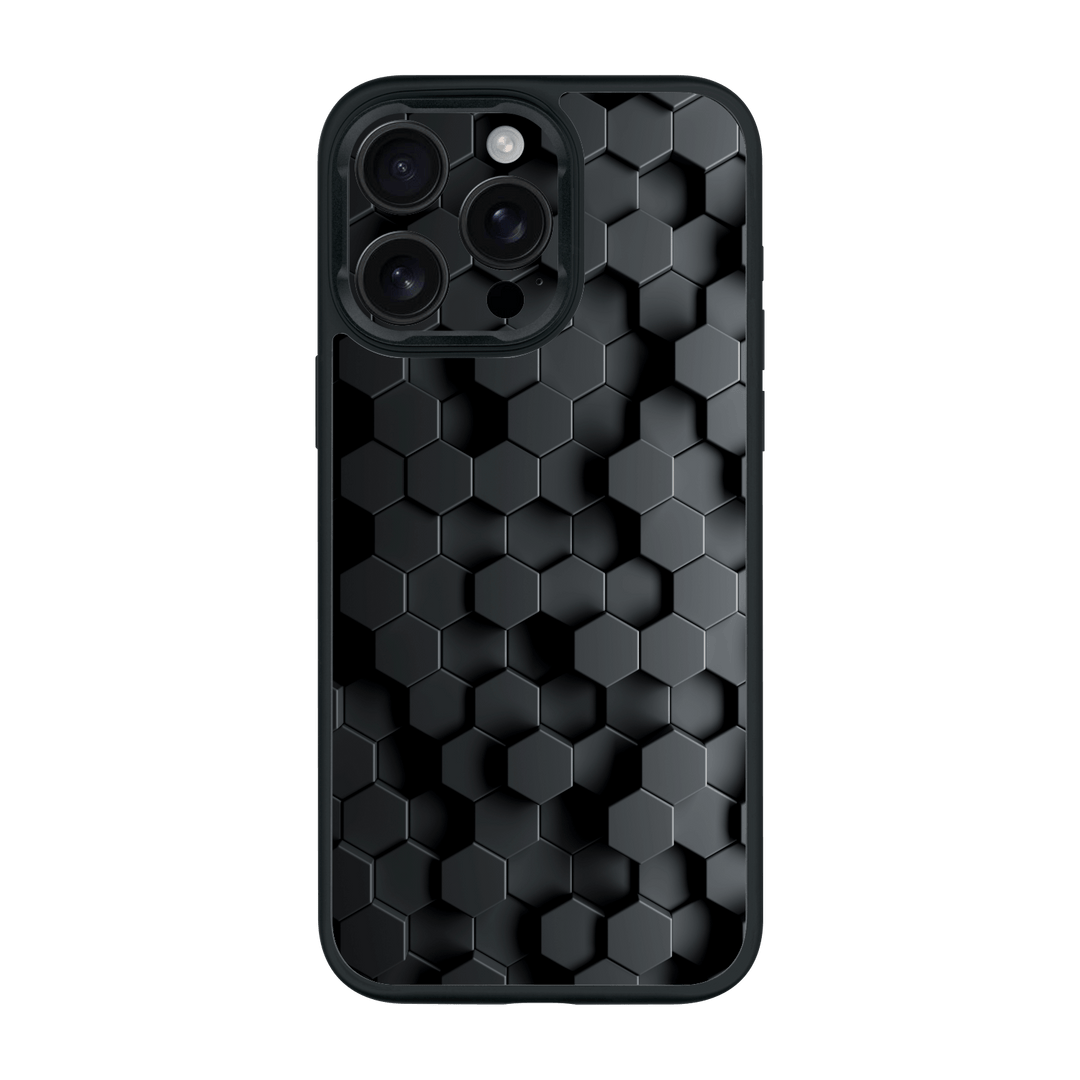 iPhone 16 Pro MAX Qcaze Print Printed Custom SIGNATURE Hexagonal Reaction Case by QSKINZ | qskinz.com