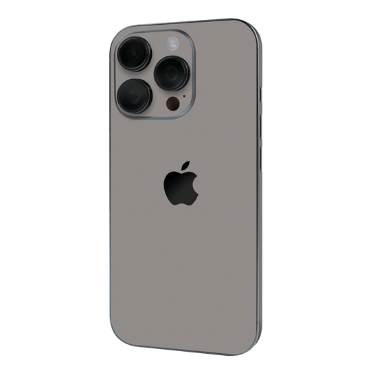 iPhone 16 Pro MAX Soft-Touch Matte StealthMatte Lunar Light Grey Skin Wrap Sticker Decal Cover Protector QSKINZ | qskinz.com