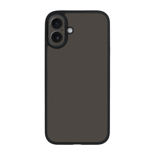 iPhone 16 Qcaze Soft-Touch Matte StealthMatte Mystiq Dark Grey Case by QSKINZ | qskinz.com