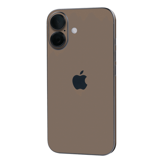 iPhone 16 Soft-Touch Matte StealthMatte Mocha Taupe Neutral Skin Wrap Sticker Decal Cover Protector by QSKINZ | qskinz.com