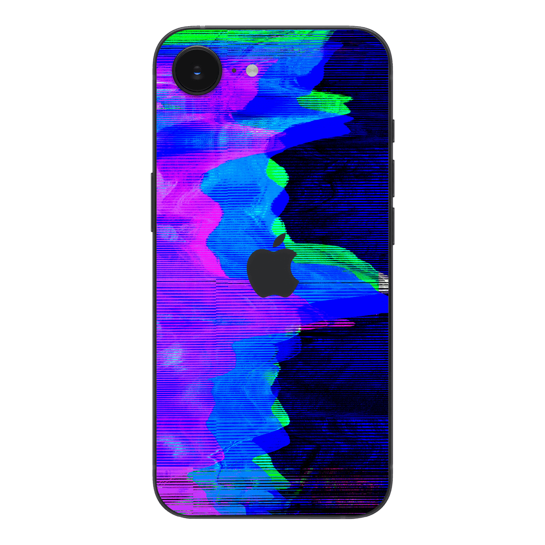 iPhone 16e Custom Printed SIGNATURE “Andromeda” Blue Purple Wave Skin Wrap Sticker Decal Cover Protector by QSKINZ | QSKINZ.COM