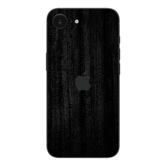 iPhone 16e Luxuria Black Charcoal Black Dragon Coal Stone 3D Textured Skin Wrap Sticker Decal Cover Protector by QSKINZ | qskinz.com