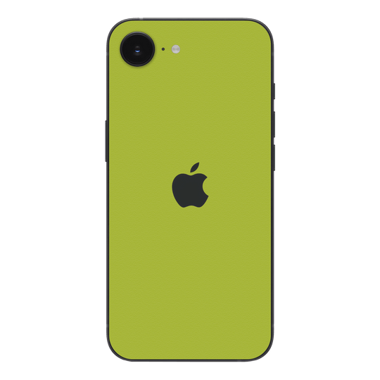 iPhone 16e Luxuria Lime Green Matt 3D Textured Skin Wrap Sticker Decal Cover Protector by QSKINZ | qskinz.com