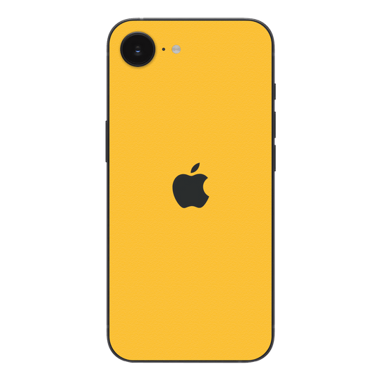 iPhone 16e Luxuria Tuscany Yellow Matt 3D Textured Skin Wrap Sticker Decal Cover Protector by QSKINZ | qskinz.com
