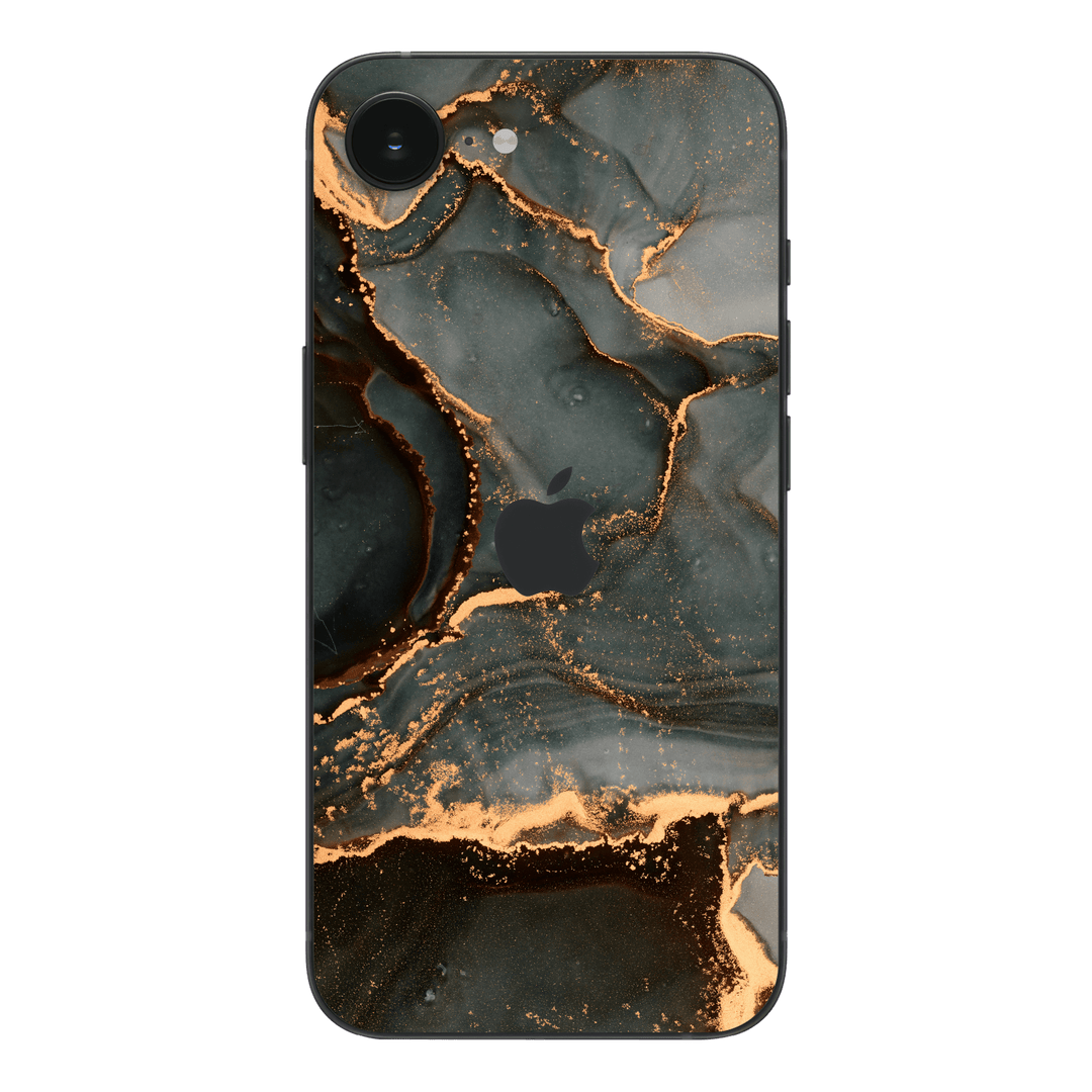 iPhone 16e Print Printed Custom SIGNATURE AGATE GEODE Deep Forest Skin, Wrap, Decal, Protector, Cover by QSKINZ | qskinz.com