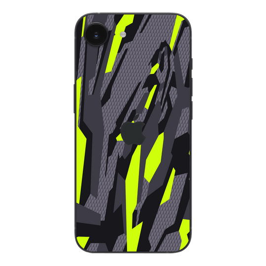 iPhone 16e Print Printed Custom SIGNATURE Abstract Green Camouflage Skin Wrap Sticker Decal Cover Protector by QSKINZ | qskinz.com