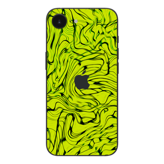 iPhone 16e Print Printed Custom SIGNATURE Hypnotic Green Electric Jade Skin Wrap Sticker Decal Cover Protector by QSKINZ | QSKINZ.COM