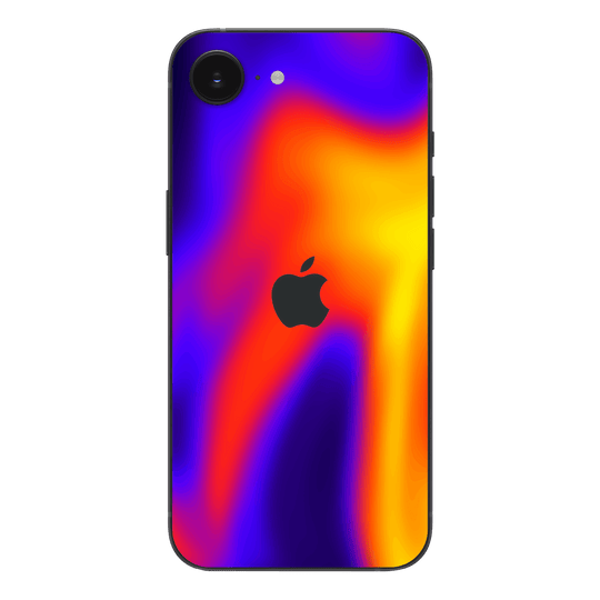 iPhone 16e Print Printed Custom SIGNATURE Infrablaze Infrared Thermal Neon Skin Wrap Sticker Decal Cover Protector by QSKINZ | QSKINZ.COM