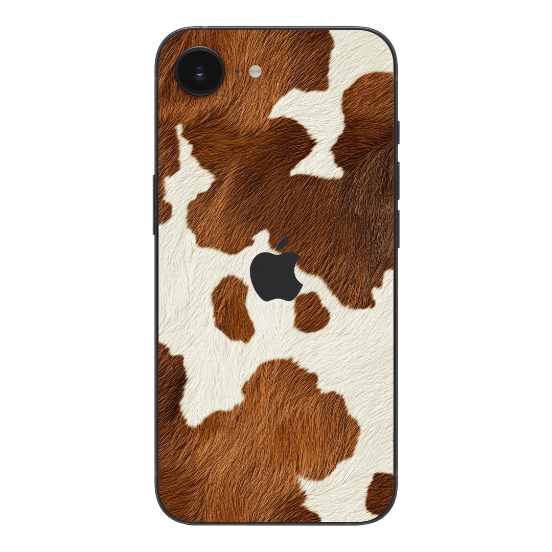 iPhone 16e Print Printed Custom SIGNATURE MOO Cow Print Cowhide Skin Wrap Sticker Decal Cover Protector by QSKINZ | QSKINZ.COM