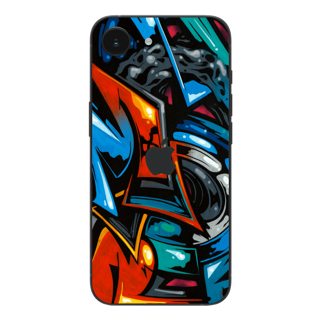 iPhone 16e Print Printed Custom SIGNATURE Street Art Graffiti Skin, Wrap, Decal, Protector, Cover by QSKINZ | qskinz.com