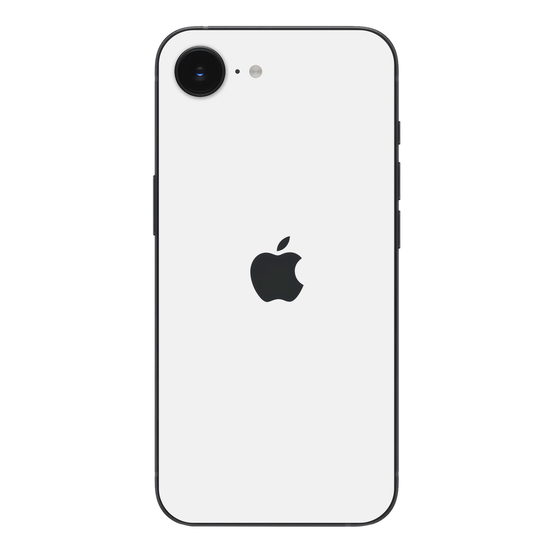 iPhone 16e Soft-Touch Matte StealthMatte Polar White Skin Wrap Sticker Decal Cover Protector by QSKINZ | qskinz.com
