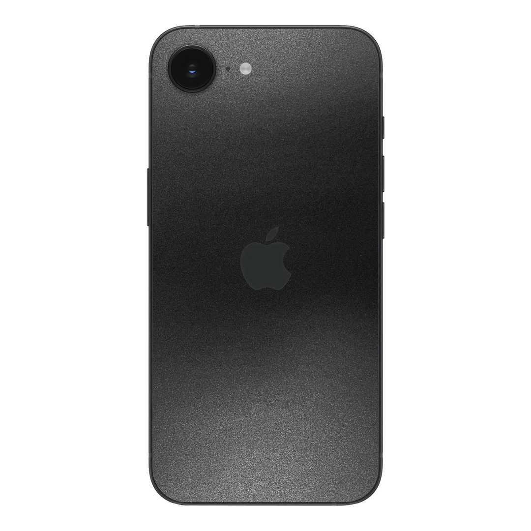 iPhone 16e Space Grey Metallic Matt Matte Skin Wrap Sticker Decal Cover Protector by QSKINZ | qskinz.com