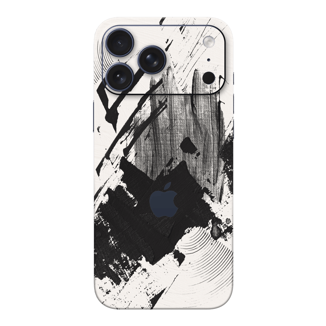 iPhone 17 Pro MAX Print Printed Custom SIGNATURE Black and White Madness Skin Wrap Sticker Decal Cover Protector by QSKINZ | qskinz.com