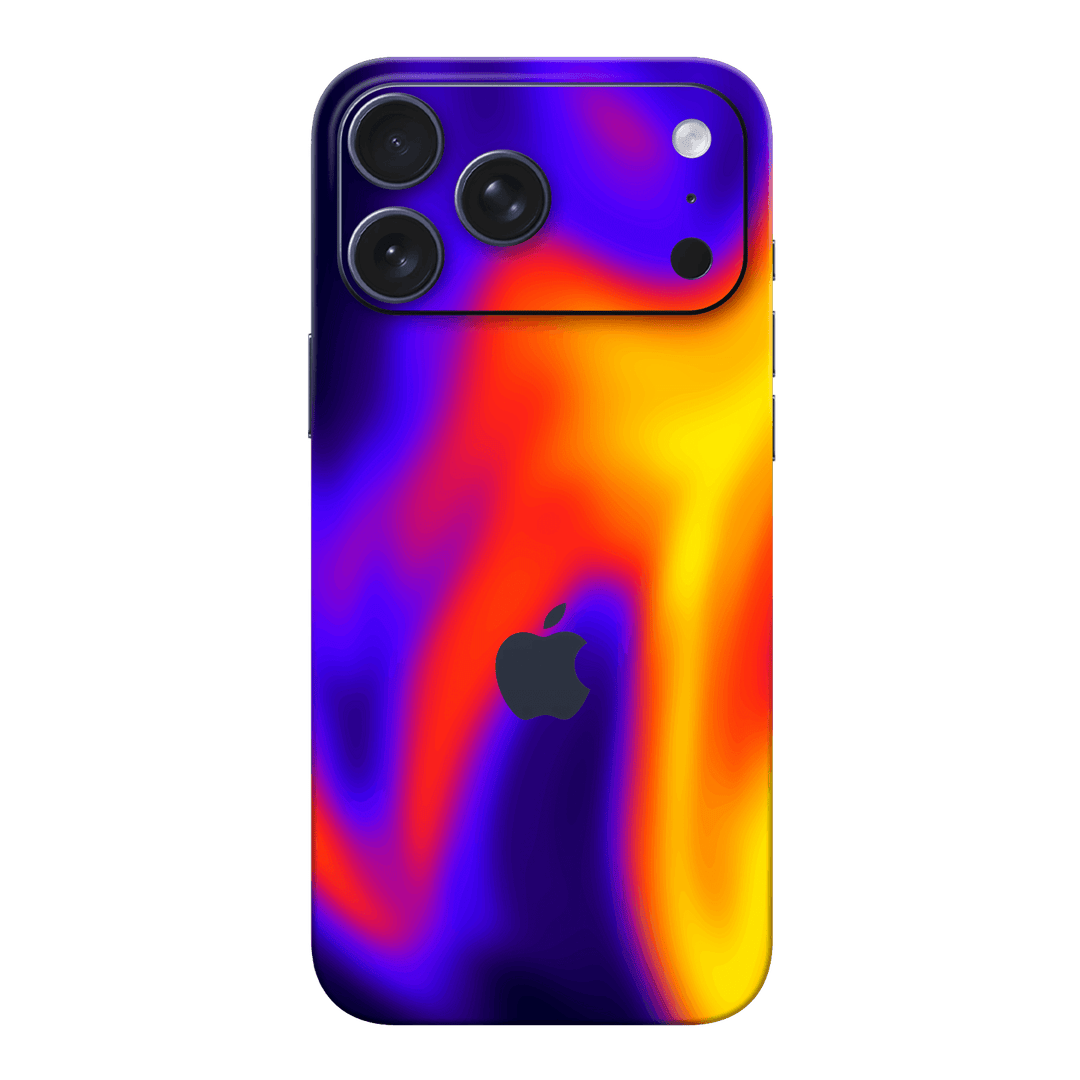 iPhone 17 Pro MAX Print Printed Custom SIGNATURE Infrablaze Infrared Thermal Neon Skin Wrap Sticker Decal Cover Protector by QSKINZ | QSKINZ.COM