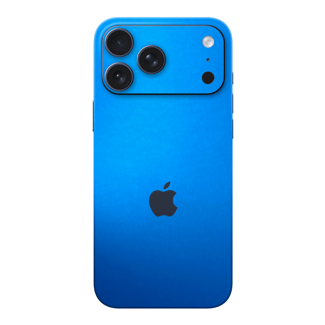 iPhone 17 Pro MAX Satin Blue Metallic Matt Matte Skin Wrap Sticker Decal Cover Protector by QSKINZ | qskinz.com