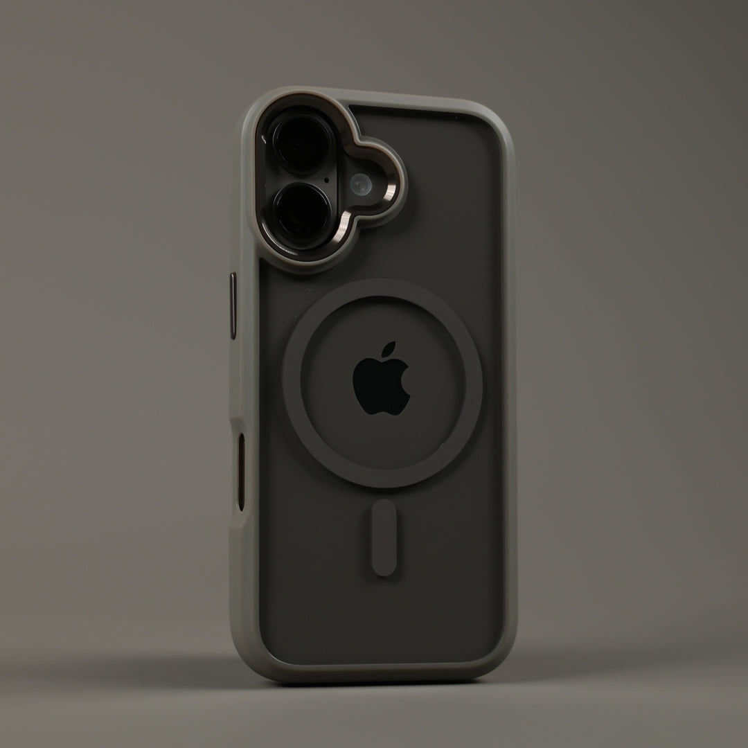 iPhone 17 Qcaze DUO MystiQ Grey Skin and Case Set