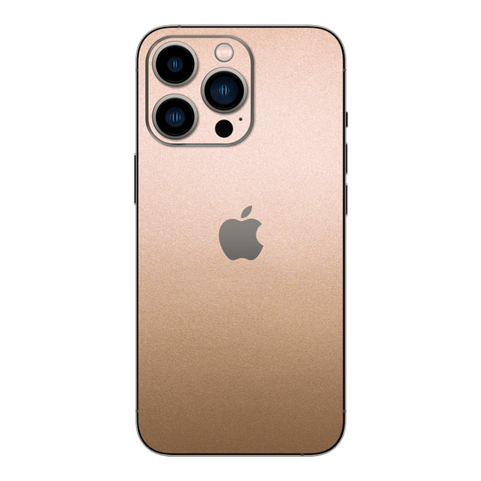 iPhone 15 Pro MAX LUXURIA Rose Gold Metallic Skin - Premium Protective Skin Wrap Sticker Decal Cover by QSKINZ | Qskinz.com