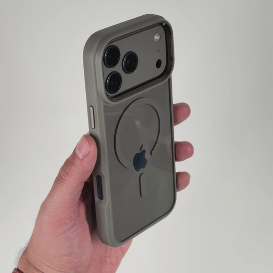 iPhone 17 PRO QCAZE DUO - MystiQ Grey matching Skin + Case