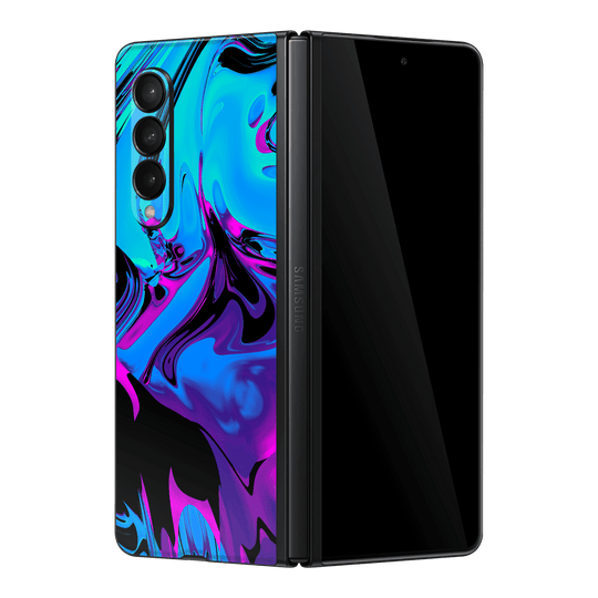 Samsung Galaxy Z FOLD 3 Print Printed Custom SIGNATURE Rainy Night in Bangkok Skin Wrap Sticker Decal Cover Protector by EasySkinz | EasySkinz.com