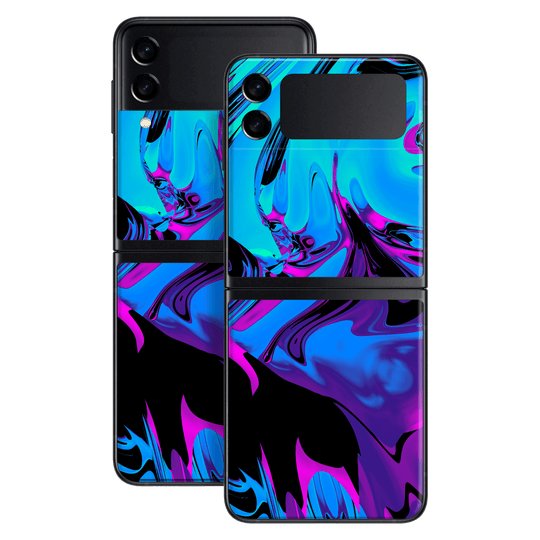 Samsung Galaxy Z Flip 3 Print Printed Custom Signature Rainy Night in Bangkok Skin Wrap Sticker Decal Cover Protector by EasySkinz | EasySkinz.com