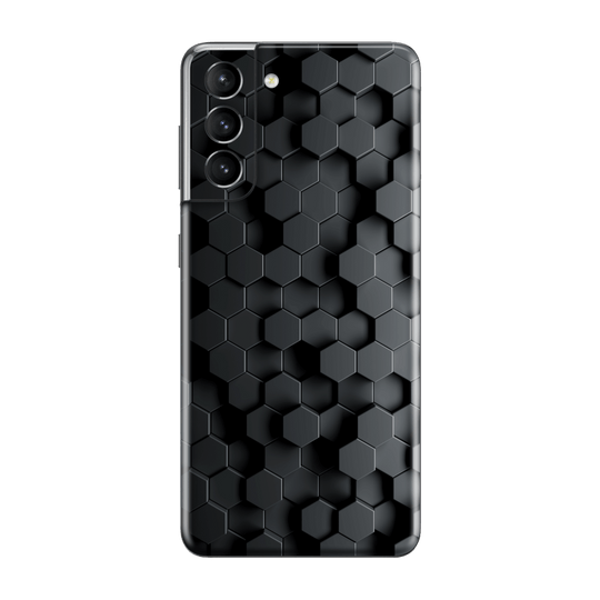 Samsung Galaxy S21 Print Printed Custom SIGNATURE Hexagonal Reaction Skin Wrap Sticker Decal Cover Protector by EasySkinz | EasySkinz.com
