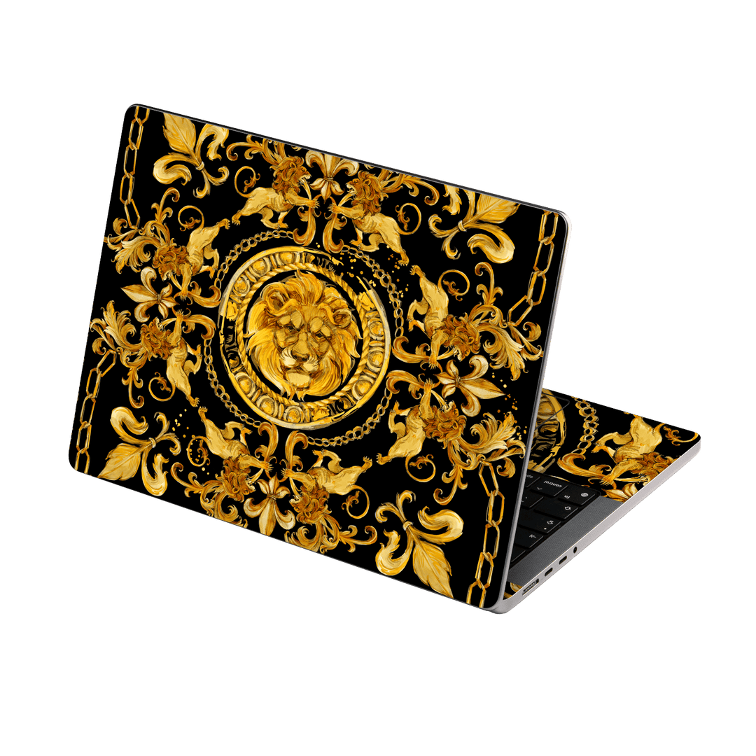 MacBook PRO 14" (2021/2023) Print Printed Custom Signature Baroque Gold Ornaments Skin Wrap Sticker Decal Cover Protector by EasySkinz | EasySkinz.com