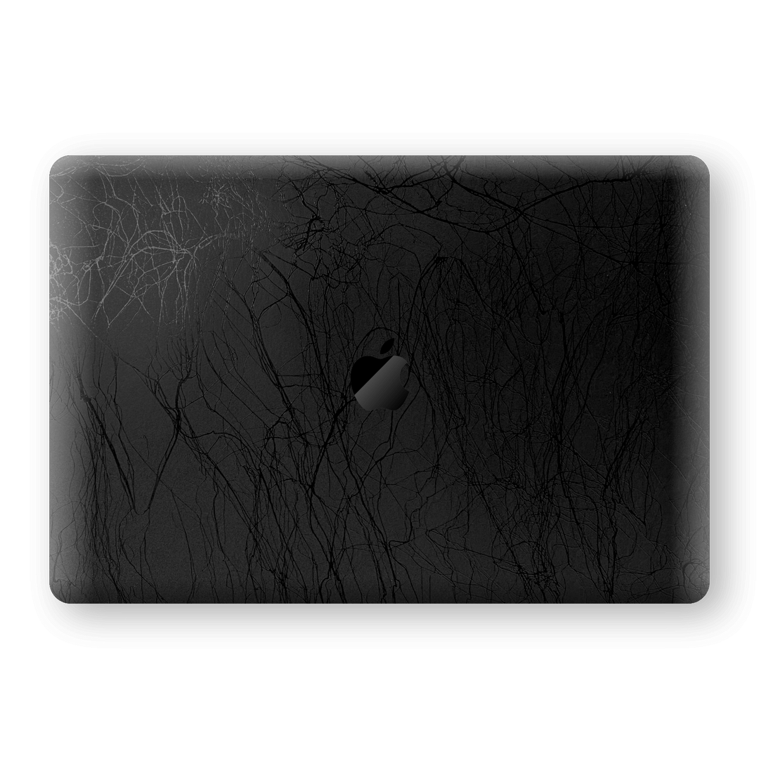 MacBook Air 13" (2018-2019) Luxuria Black Web Net Mesh Cocoon 3D Textured Skin Wrap Sticker Decal Cover Protector by EasySkinz