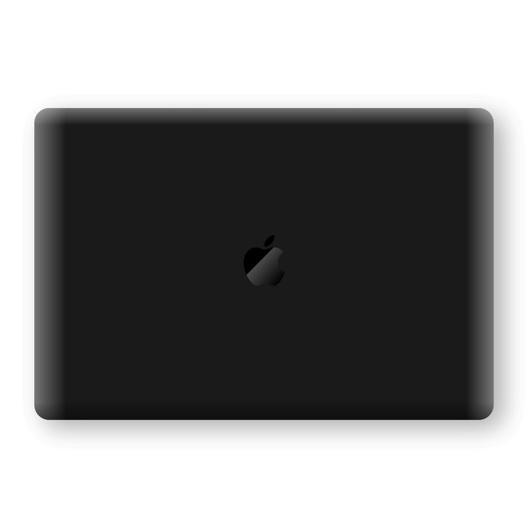 MacBook Pro 13" (2020) JET BLACK Glossy Gloss Finish Skin, Decal, Wrap, Protector, Cover by EasySkinz | EasySkinz.com