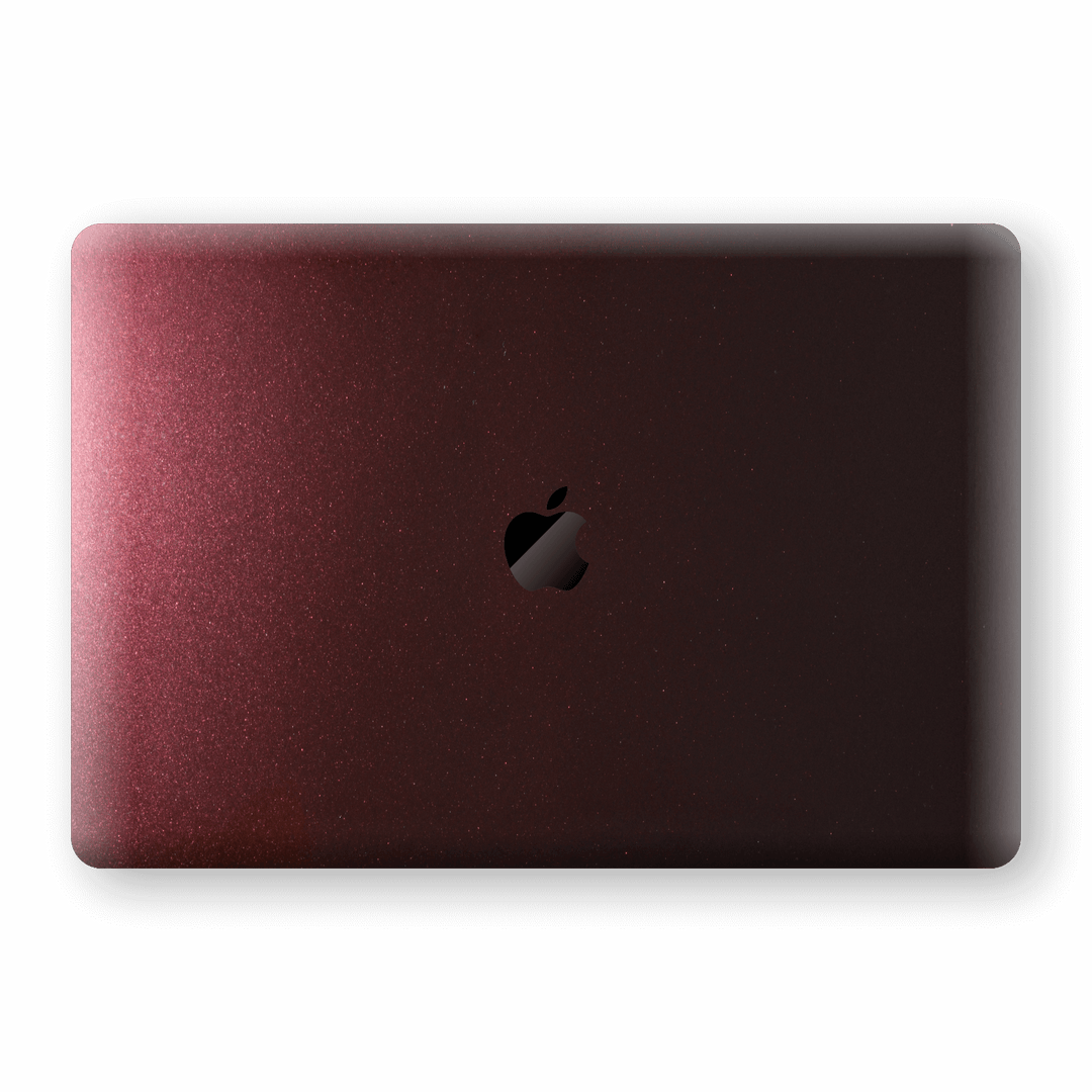 MacBook Pro 15" Touch Bar Black Rose Glossy Gloss Finish Metallic Skin Wrap Sticker Decal Cover Protector by EasySkinz