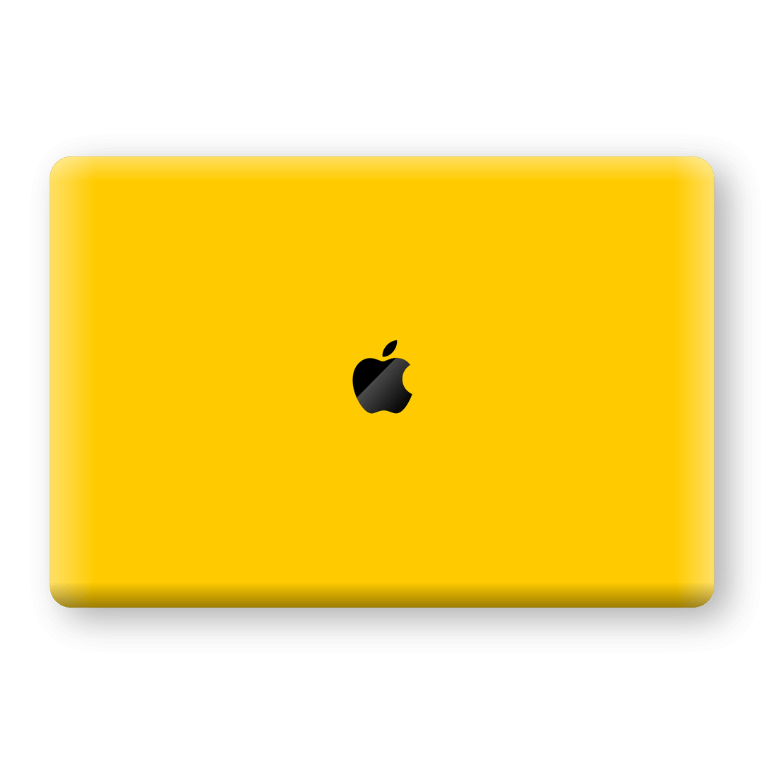 MacBook Pro 15" Touch Bar Golden Yellow Glossy Gloss Finish Skin Wrap Sticker Decal Cover Protector by EasySkinz