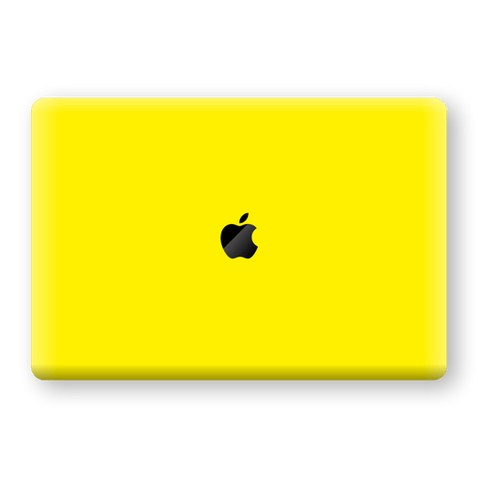 MacBook Pro 13" (2019) Lemon Yellow Glossy Gloss Finish Skin, Decal, Wrap, Protector, Cover by EasySkinz | EasySkinz.com