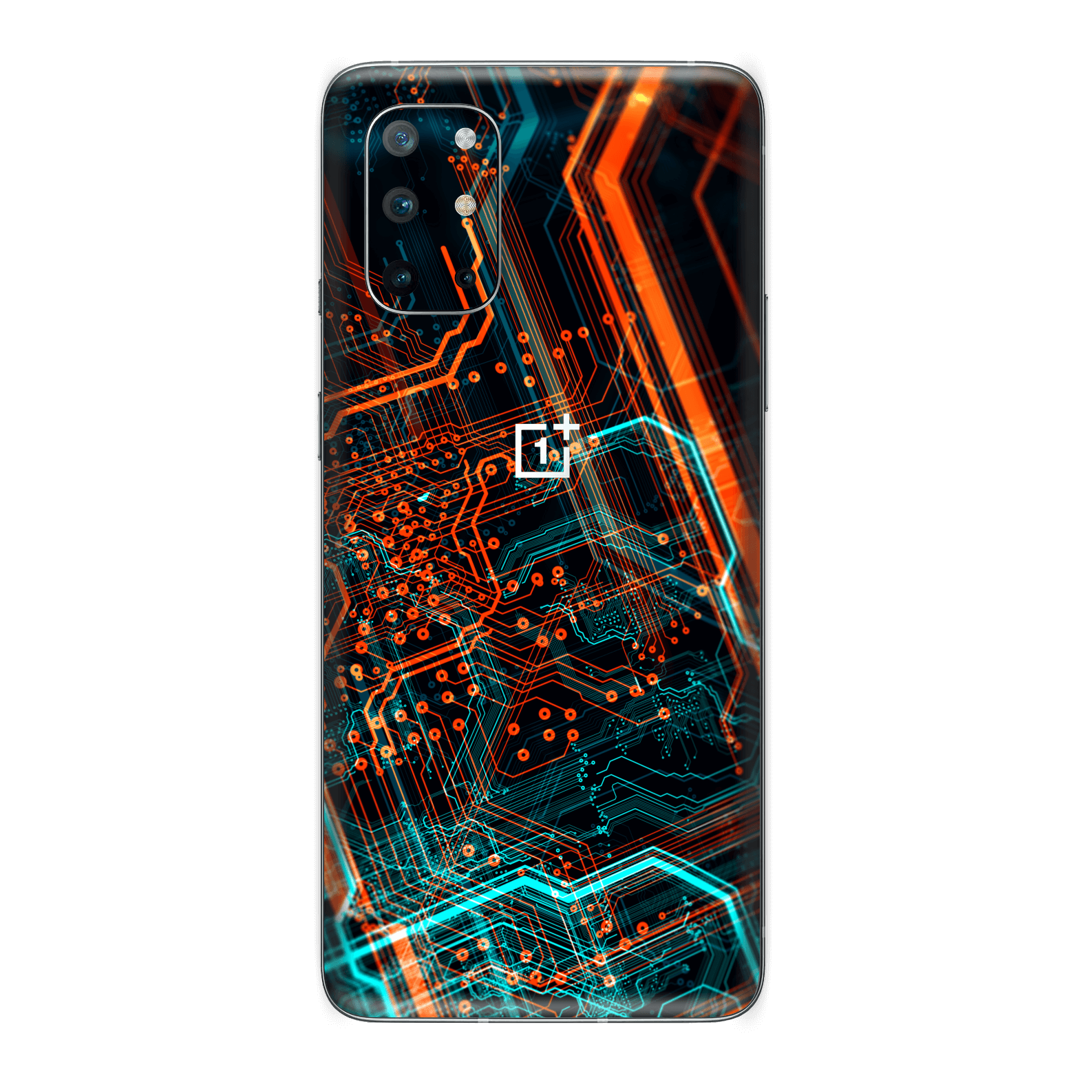 OnePlus 8T Print Printed Custom Signature NEON PCB Board Skin, Wrap, Decal, Protector, Cover by EasySkinz | EasySkinz.com