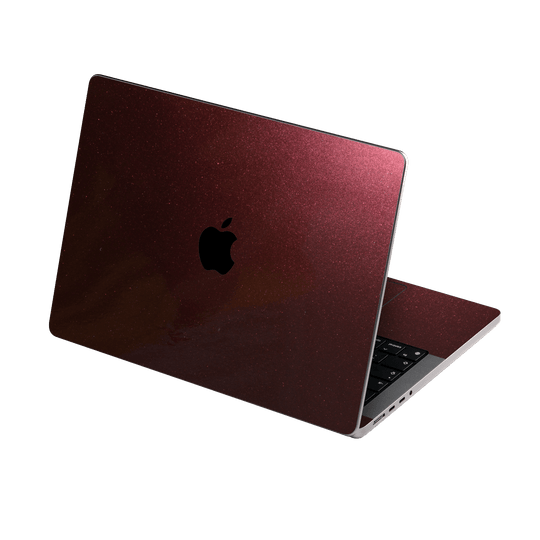 Apple MacBook PRO 14" (2021) Black Rose Metallic Gloss Finish Skin Wrap Sticker Decal Cover Protector by EasySkinz | EasySkinz.com