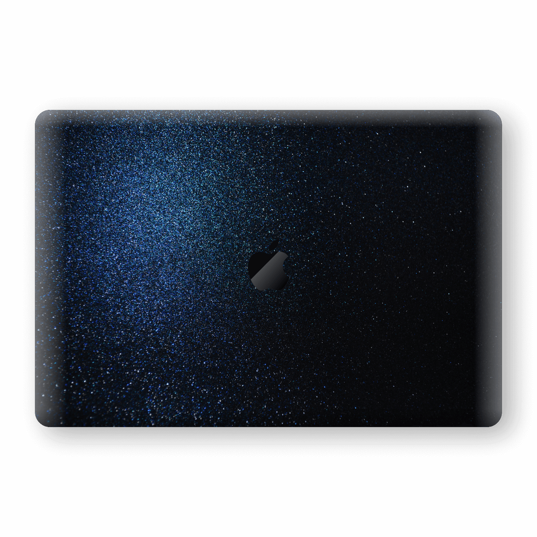 MacBook Pro 15" Touch Bar Midnight Blue Gloss Finish Metallic Skin Wrap Sticker Decal Cover Protector by EasySkinz