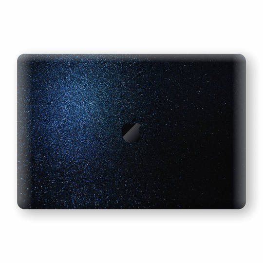 MacBook Pro 15" Touch Bar Midnight Blue Gloss Finish Metallic Skin Wrap Sticker Decal Cover Protector by EasySkinz