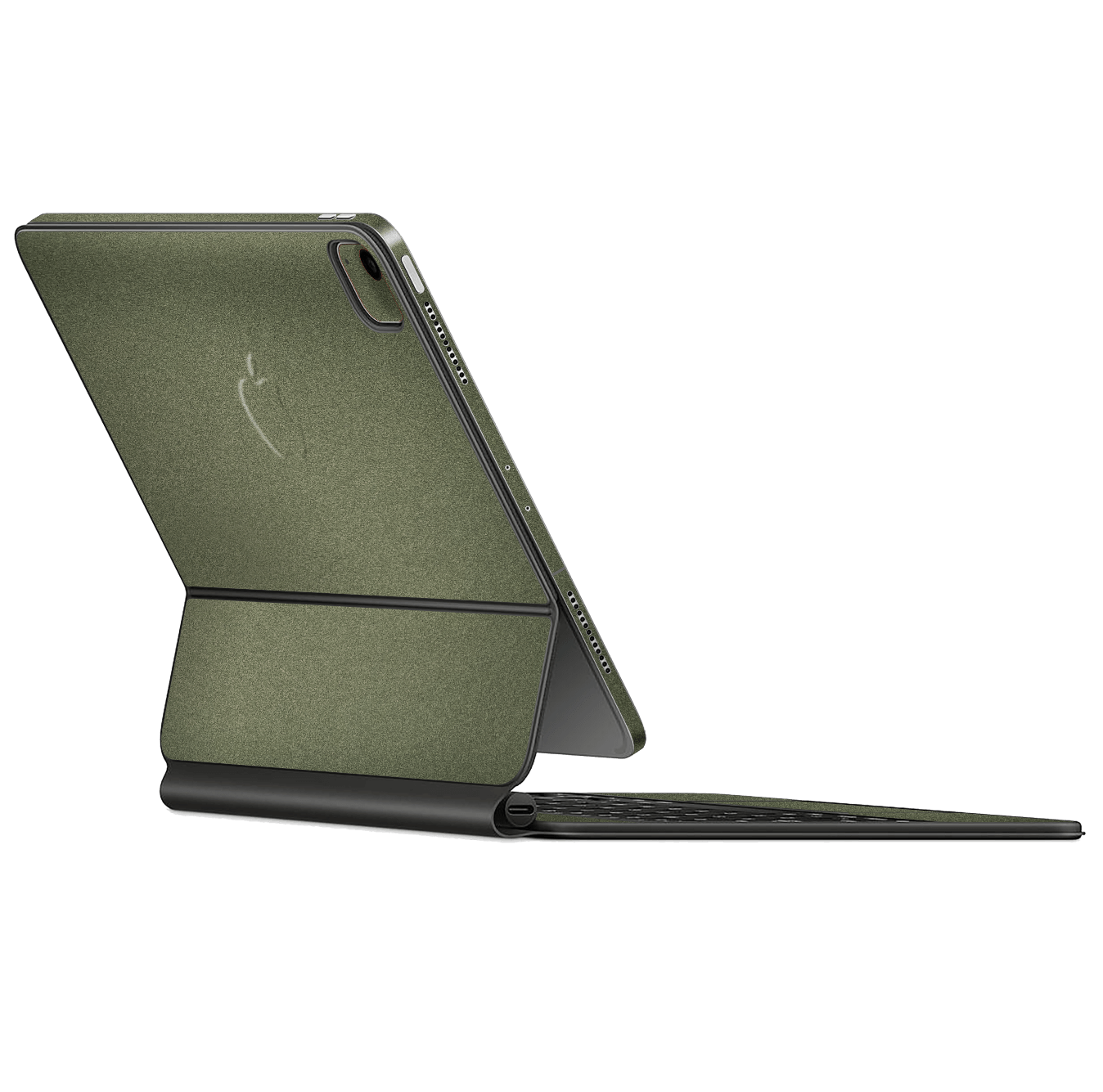 Magic Keyboard for iPad AIR (4th Gen, 2020) Military Green Metallic Skin Wrap Sticker Decal Cover Protector by EasySkinz | EasySkinz.com