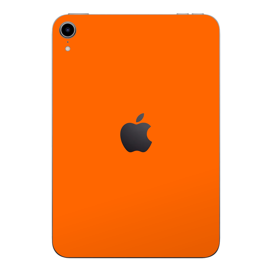 iPad MINI 6 2021 Gloss Glossy Orange Skin Wrap Sticker Decal Cover Protector by EasySkinz | EasySkinz.com