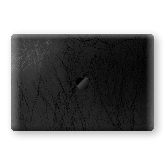 MacBook Pro 16" (2019) Luxuria Black Web Net Mesh Cocoon 3D Textured Skin Wrap Sticker Decal Cover Protector by EasySkinz