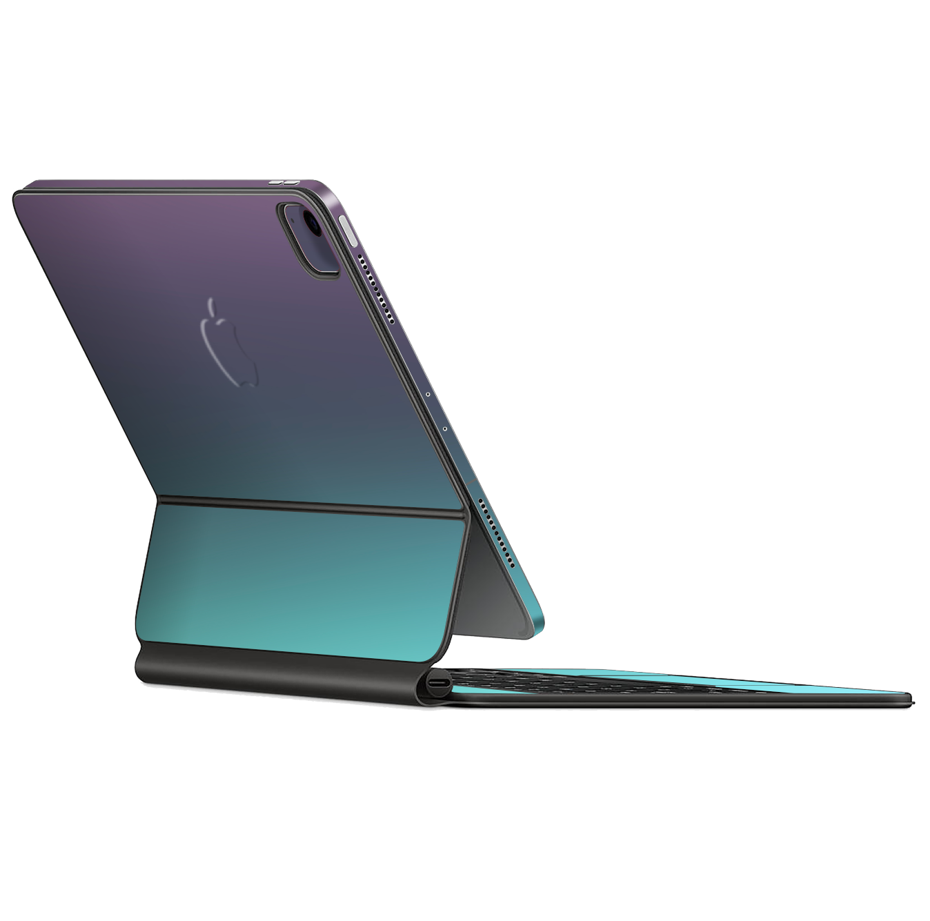 Magic Keyboard for iPad AIR (4th Gen, 2020) Chameleon Turquoise Lavender Colour-changing Metallic Skin Wrap Sticker Decal Cover Protector by EasySkinz | EasySkinz.com