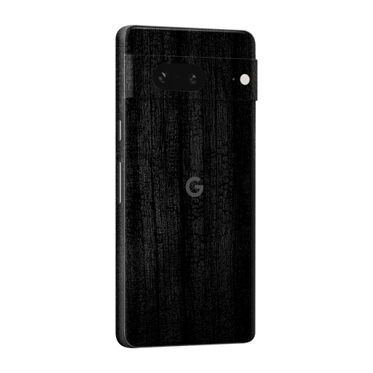 Google Pixel 7 (2022) Luxuria Black Charcoal Black Dragon Coal Stone 3D Textured Skin Wrap Sticker Decal Cover Protector by EasySkinz | EasySkinz.com