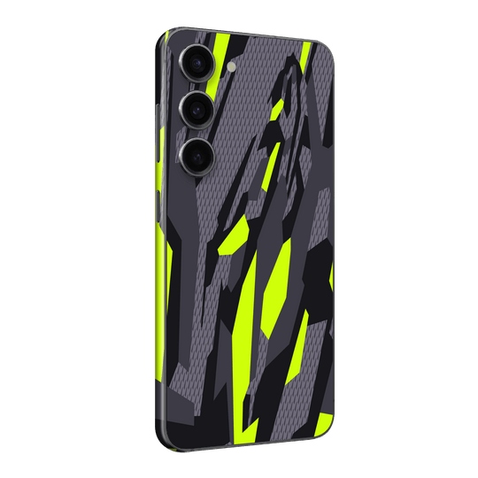 Samsung Galaxy S23+ PLUS Print Printed Custom SIGNATURE Abstract Green Camouflage Skin Wrap Sticker Decal Cover Protector by EasySkinz | EasySkinz.com