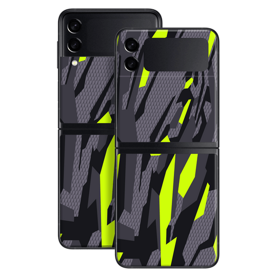 Samsung Galaxy Z Flip 3 Print Printed Custom Signature Abstract Camouflage Skin Wrap Sticker Decal Cover Protector by EasySkinz | EasySkinz.com