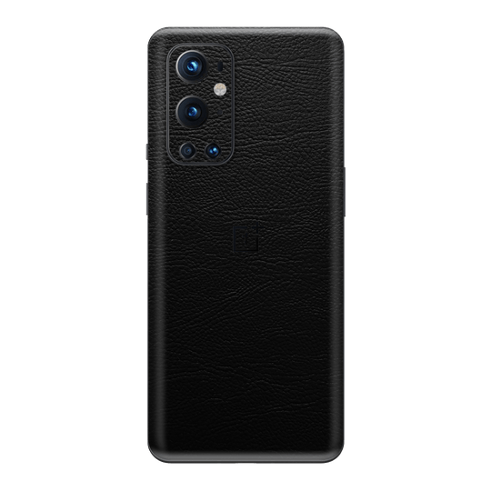OnePlus 9 PRO Luxuria Riders Black Leather Jacket 3D Textured Skin Wrap Decal Cover Protector by EasySkinz | EasySkinz.com